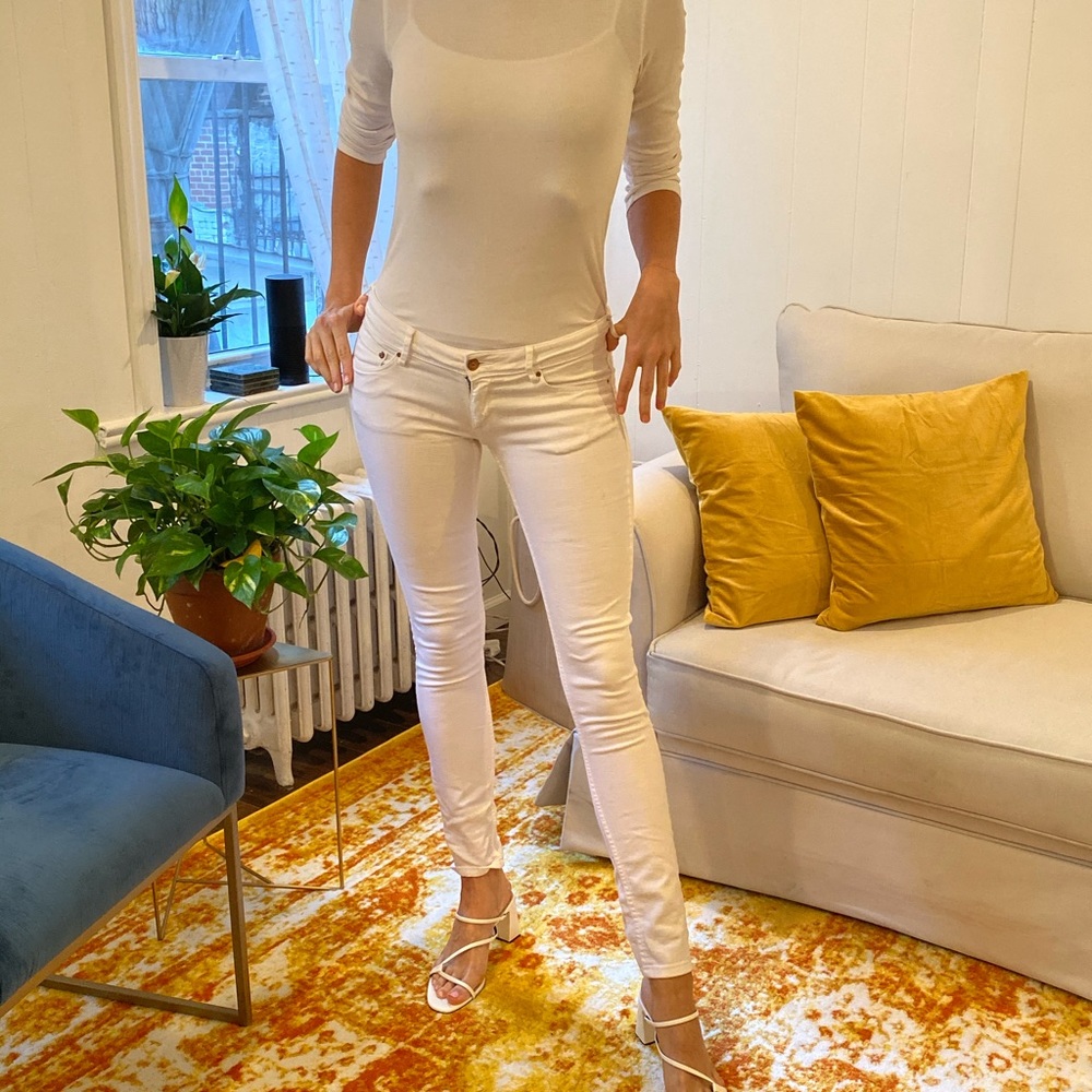 White jeans